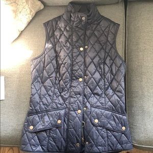 Size 6 Barbour Womens Vest Navy Blue